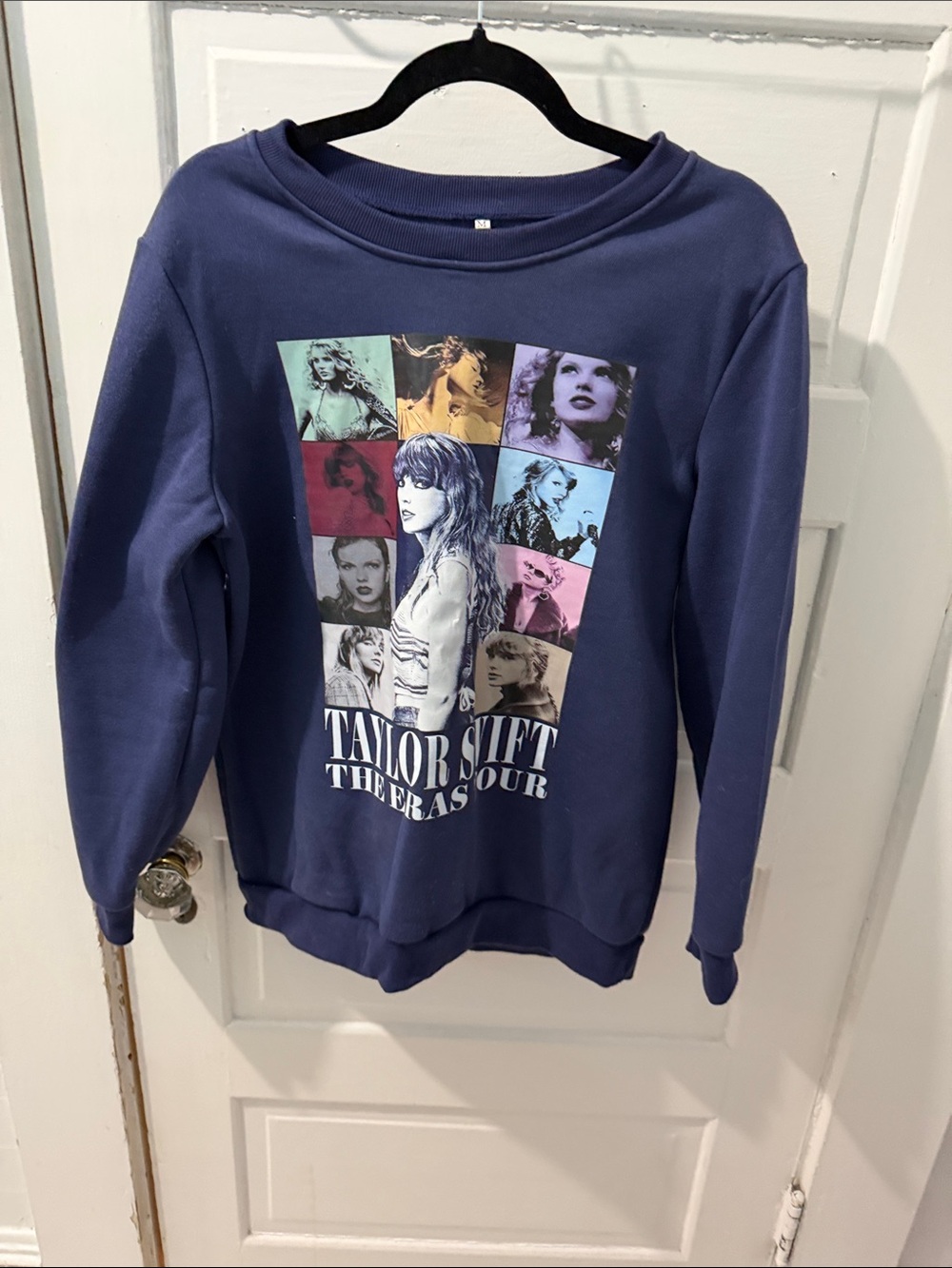 Taylor Swift The Eras Tour Navy Kids Sweatshirt